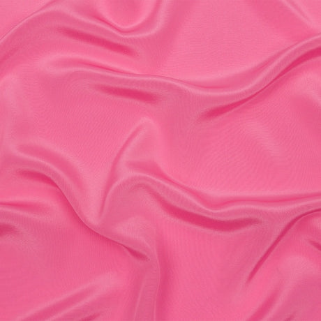 Silk Crepe de Chine - Carmine Rose - Premium Collection