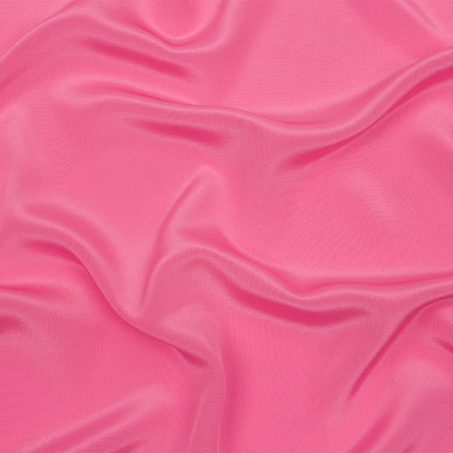 Silk Crepe de Chine - Carmine Rose - Premium Collection