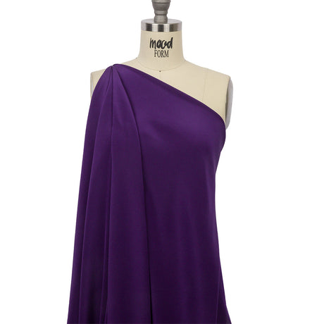 Silk Crepe de Chine - Grape - Premium Collection