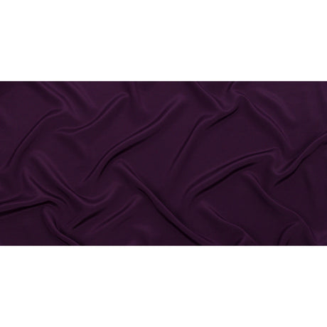 Silk Crepe de Chine - Blackberry - Premium Collection