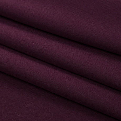 Silk Crepe de Chine - Eggplant - Premium Collection