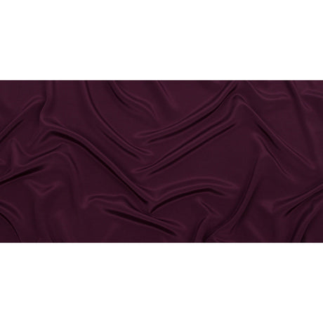 Silk Crepe de Chine - Eggplant - Premium Collection