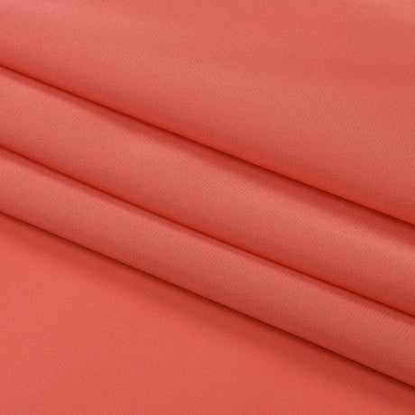 Silk Crepe de Chine - Coral - Premium Collection