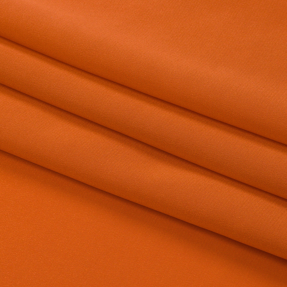 Silk Crepe de Chine - Burnt Orange - Premium Collection