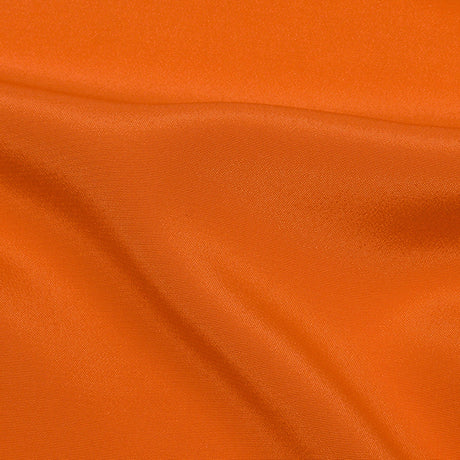Silk Crepe de Chine - Burnt Orange - Premium Collection