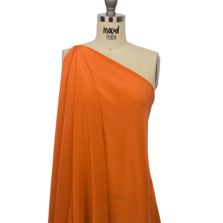 Silk Crepe de Chine - Burnt Orange - Premium Collection