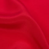 Silk Crepe de Chine - Red - Premium Collection
