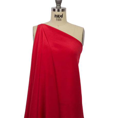 Silk Crepe de Chine - Red - Premium Collection
