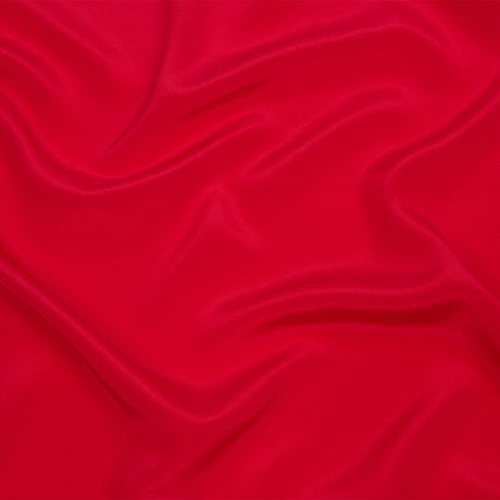 Silk Crepe de Chine - Red - Premium Collection