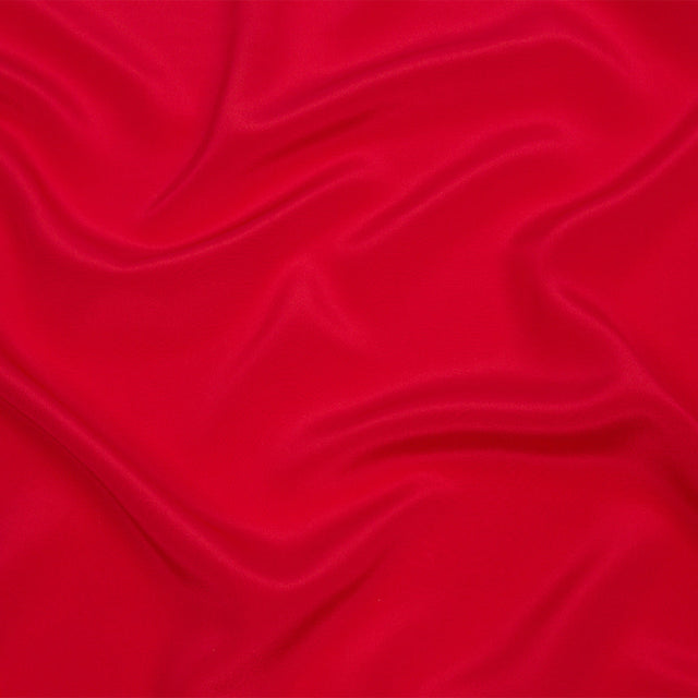 Silk Crepe de Chine - Red - Premium Collection
