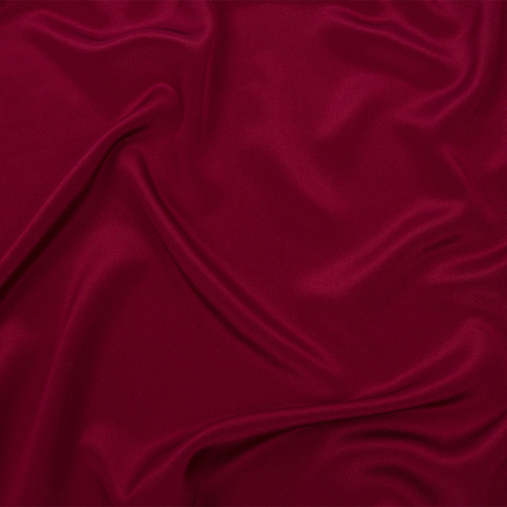 Silk Crepe de Chine - Maroon - Premium Collection