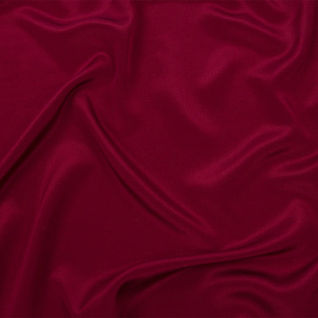 Silk Crepe de Chine - Maroon - Premium Collection