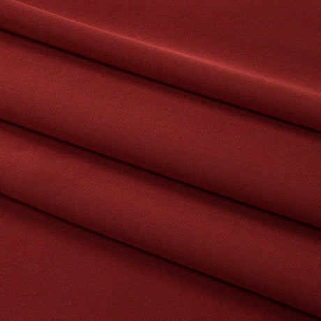 Silk Crepe de Chine - Mahogany - Premium Collection