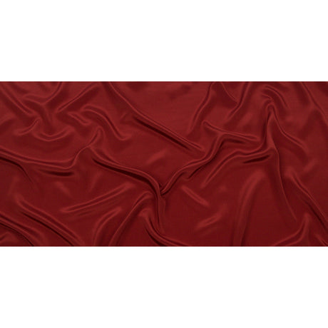 Silk Crepe de Chine - Mahogany - Premium Collection