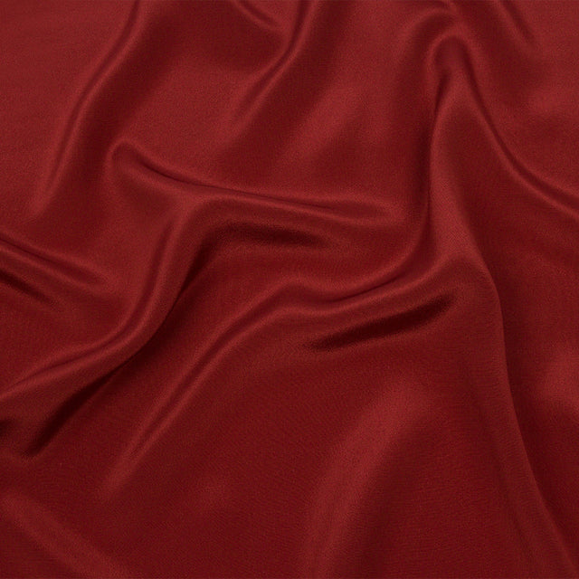 Silk Crepe de Chine - Mahogany - Premium Collection