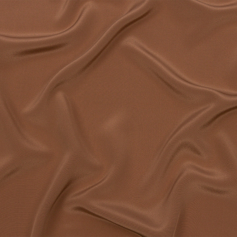 Silk Crepe de Chine - Light Brown - Premium Collection