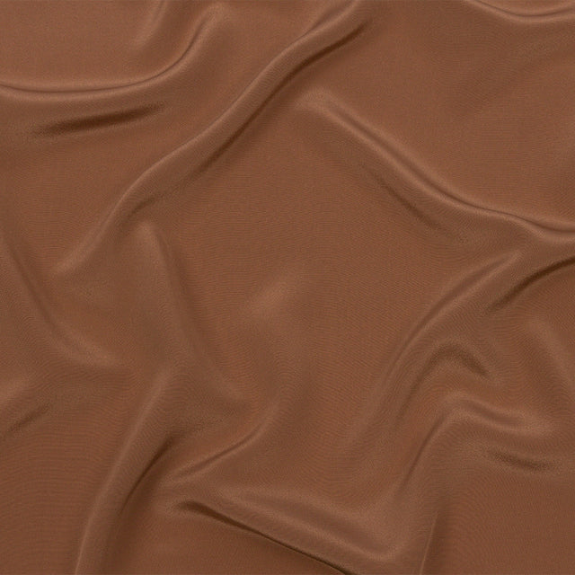 Silk Crepe de Chine - Light Brown - Premium Collection
