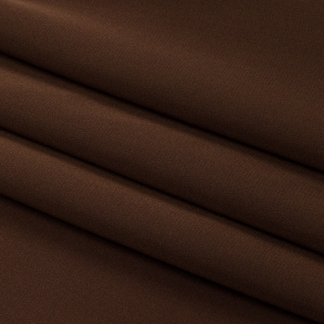 Silk Crepe de Chine - Chocolate - Premium Collection