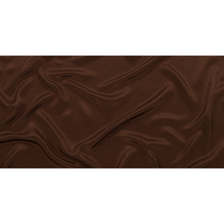 Silk Crepe de Chine - Chocolate - Premium Collection