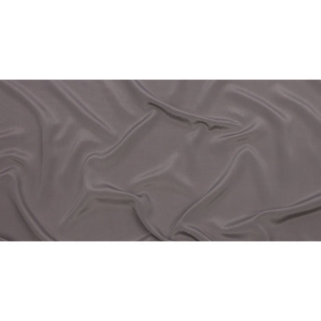 Silk Crepe de Chine - Silver - Premium Collection