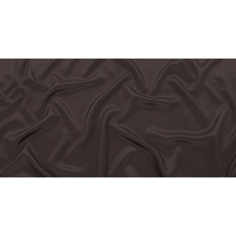 Silk Crepe de Chine - Deep Charcoal - Premium Collection