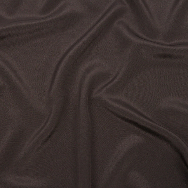 Silk Crepe de Chine - Deep Charcoal - Premium Collection