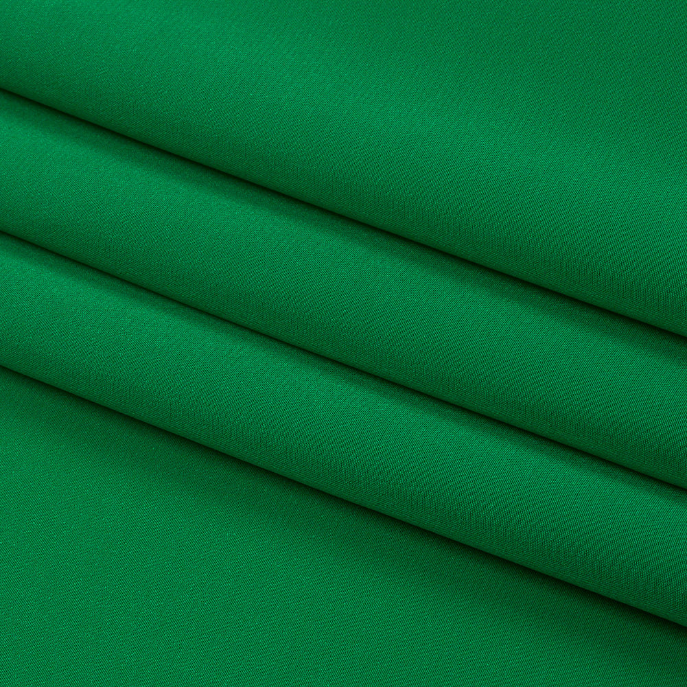 Silk Crepe de Chine - Kelly Green - Premium Collection