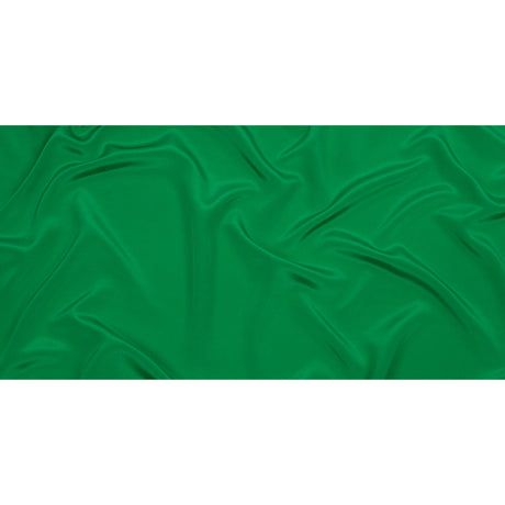 Silk Crepe de Chine - Kelly Green - Premium Collection