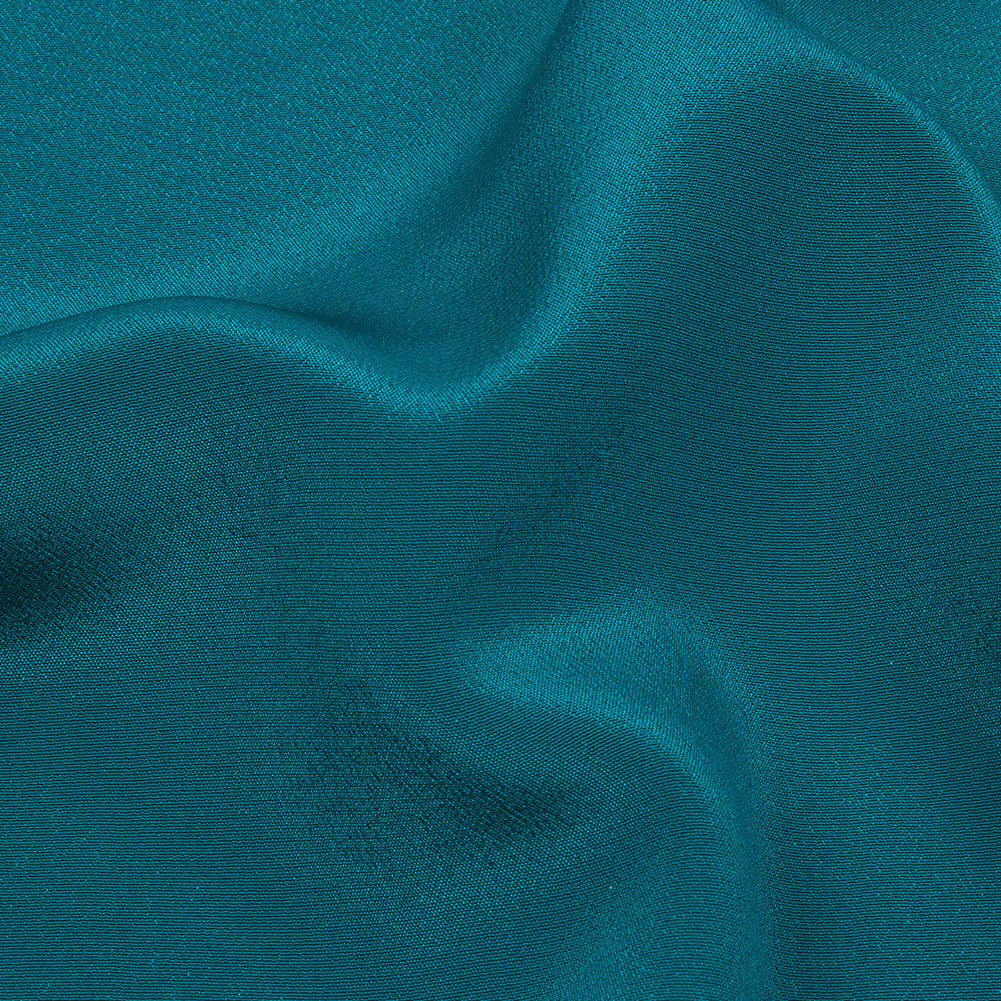 Silk Crepe de Chine - Deep Teal - Premium Collection