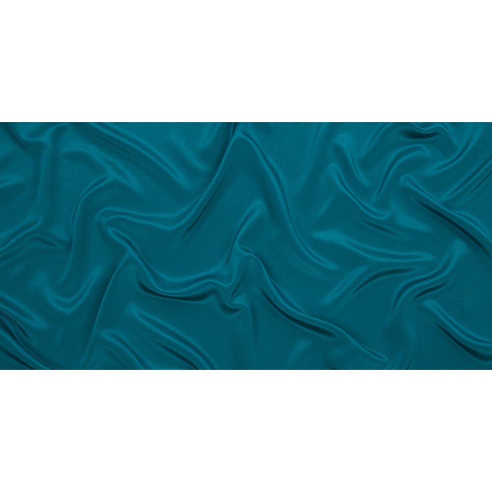 Silk Crepe de Chine - Deep Teal - Premium Collection