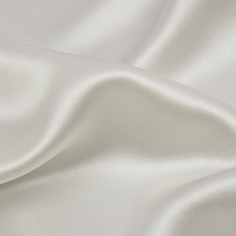 Stretch Silk Charmeuse - Antique White - Premium Collection