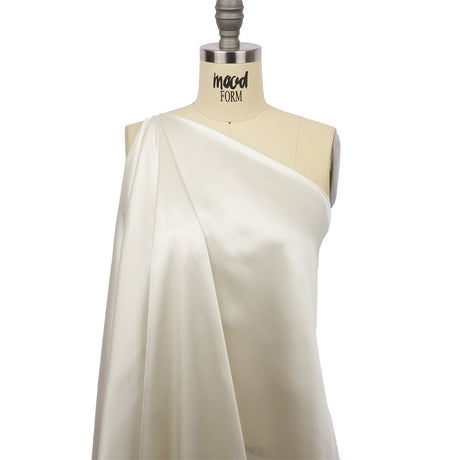 Stretch Silk Charmeuse - Antique White - Premium Collection
