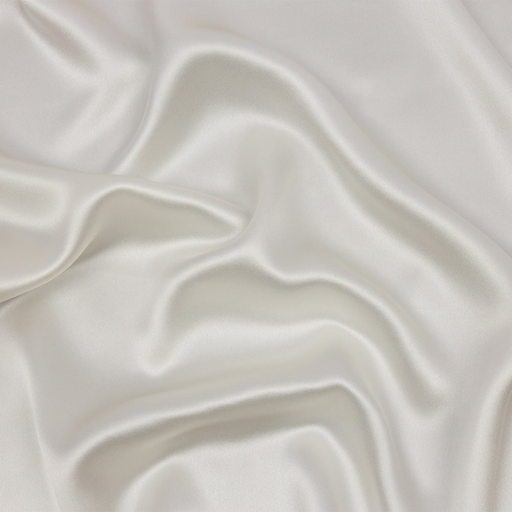 Stretch Silk Charmeuse - Antique White - Premium Collection