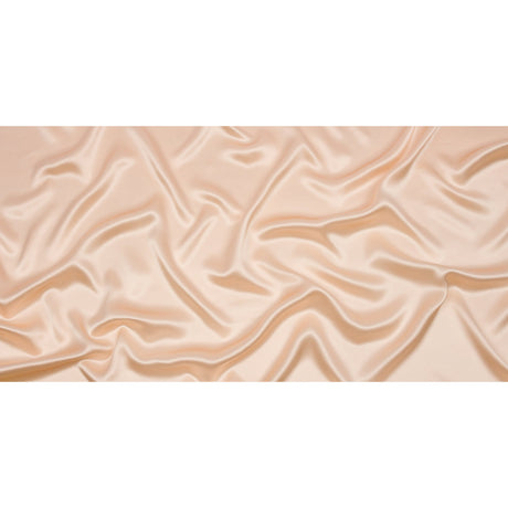 Stretch Silk Charmeuse - Cream Pink - Premium Collection