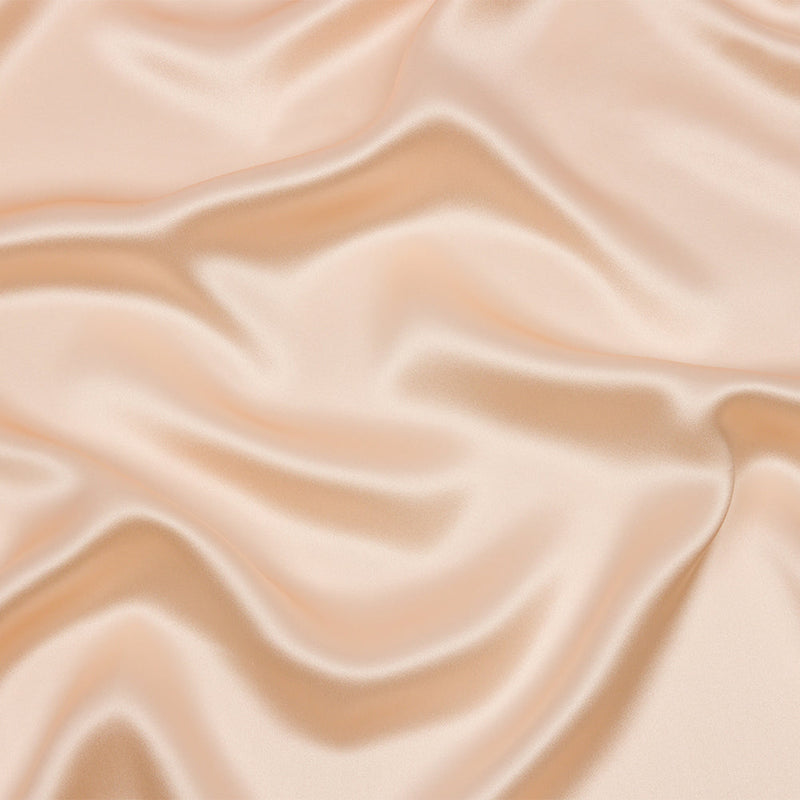 Stretch Silk Charmeuse - Cream Pink - Premium Collection