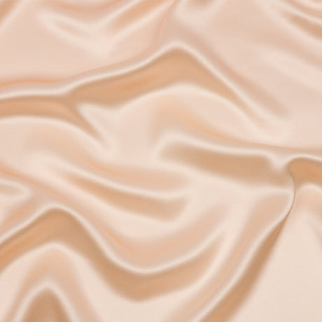 Stretch Silk Charmeuse - Cream Pink - Premium Collection