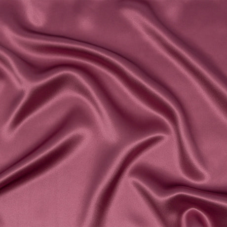 Stretch Silk Charmeuse - Crushed Berry - Premium Collection