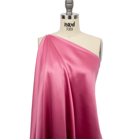 Stretch Silk Charmeuse - Rapture Rose - Premium Collection