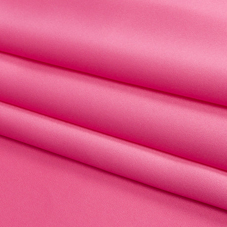 Stretch Silk Charmeuse - Carmine Rose - Premium Collection