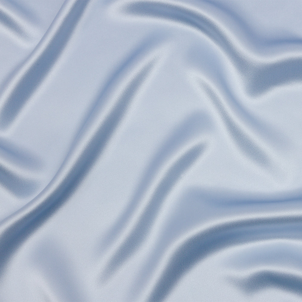 Stretch Silk Charmeuse - Baby Blue - Premium Collection