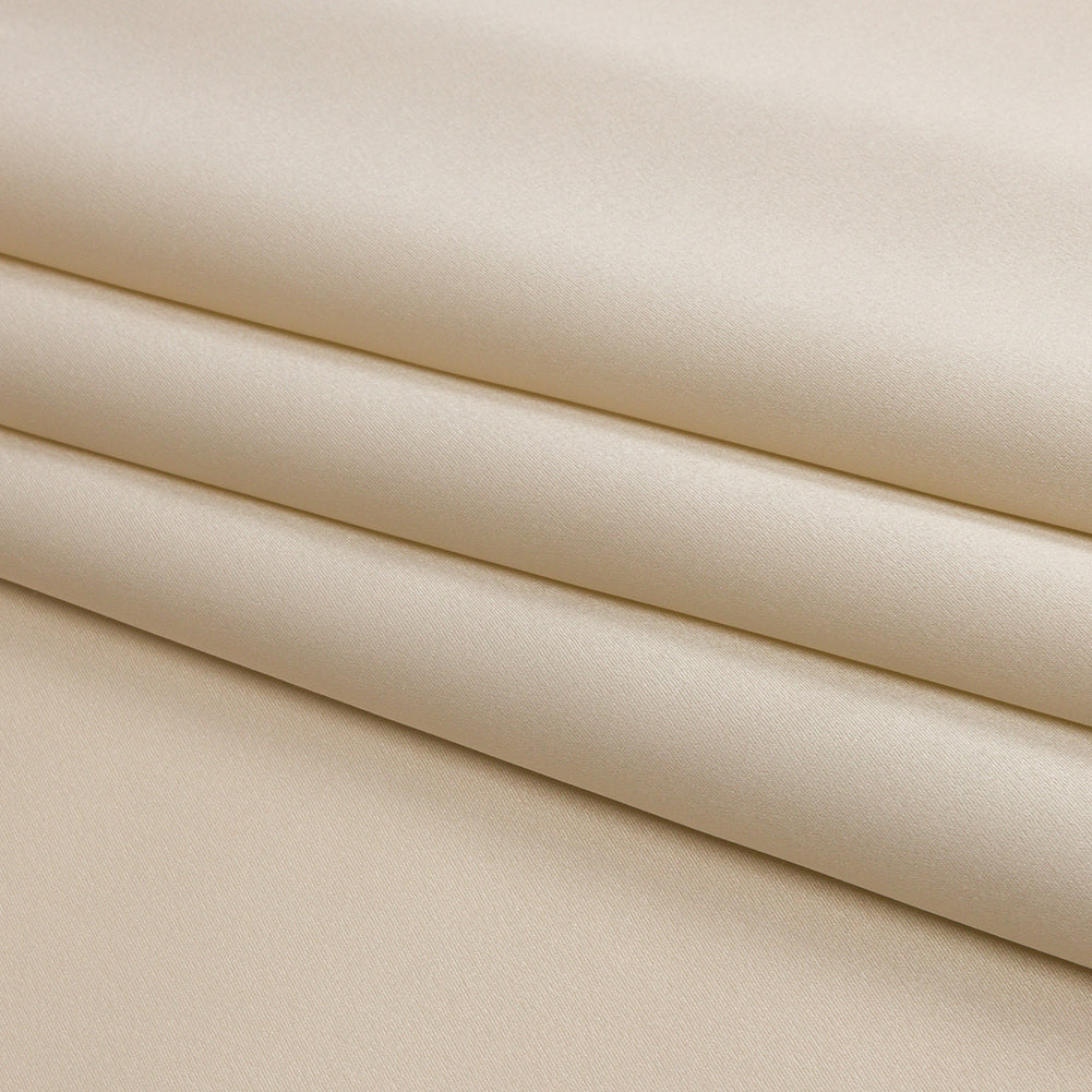 Stretch Silk Charmeuse - Ivory - Premium Collection