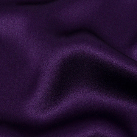 Stretch Silk Charmeuse - Grape - Premium Collection