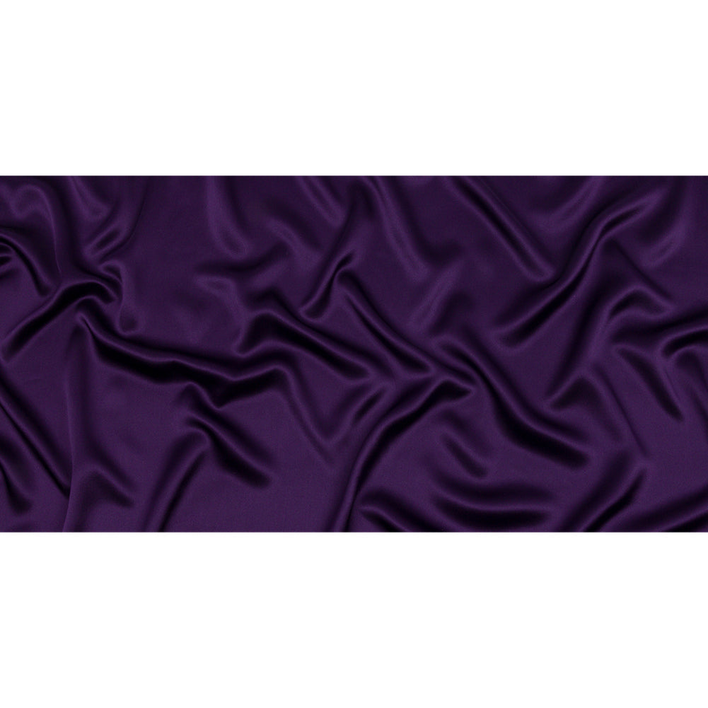 Stretch Silk Charmeuse - Grape - Premium Collection