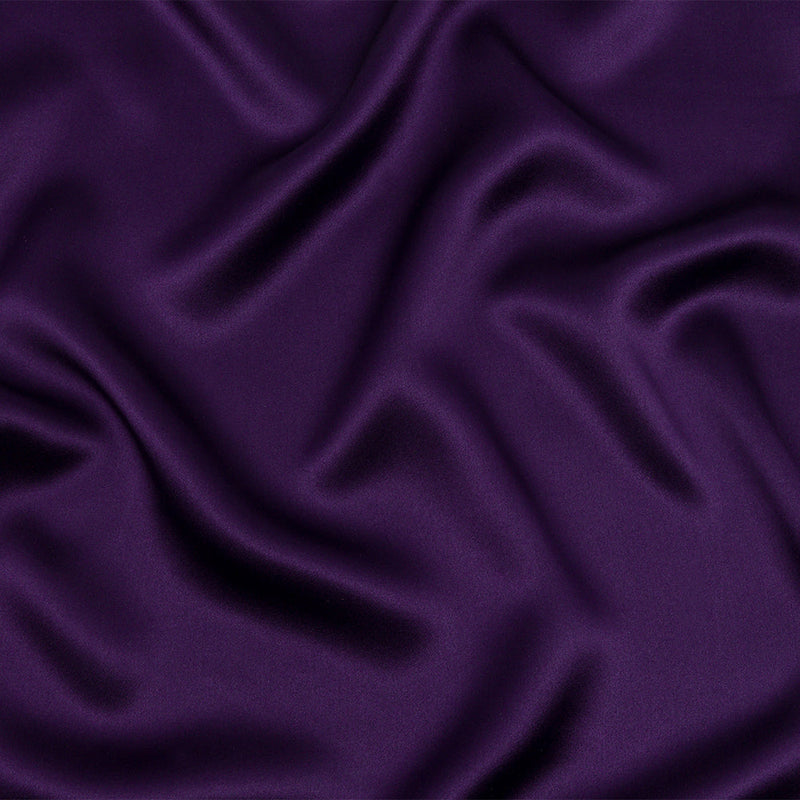 Stretch Silk Charmeuse - Grape - Premium Collection