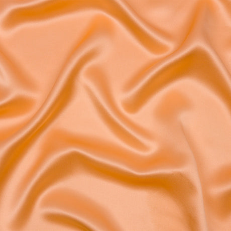 Stretch Silk Charmeuse - Peach - Premium Collection