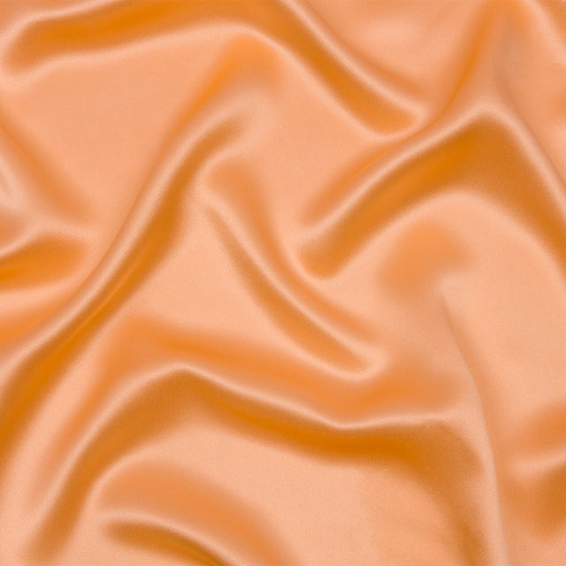 Stretch Silk Charmeuse - Peach - Premium Collection