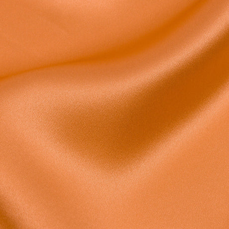 Stretch Silk Charmeuse - Peach Fuzz - Premium Collection