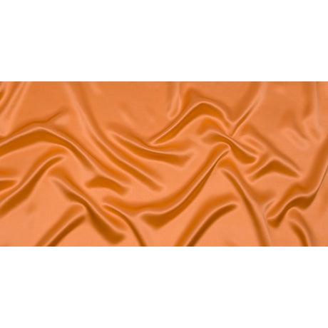 Stretch Silk Charmeuse - Peach Fuzz - Premium Collection