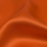 Stretch Silk Charmeuse - Burnt Orange - Premium Collection