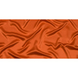 Stretch Silk Charmeuse - Burnt Orange - Premium Collection